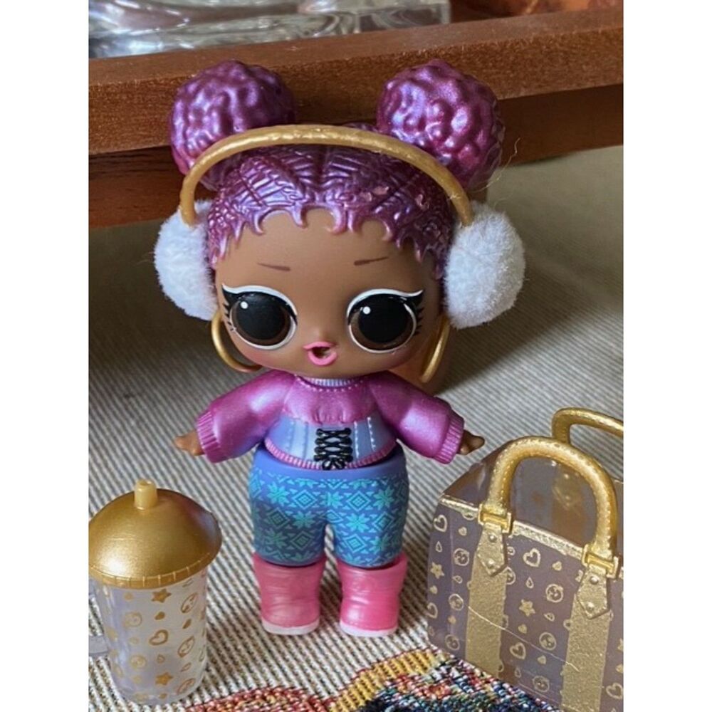 EUC LOL Surprise Snow Jamz Winter Glitter OOTD Set